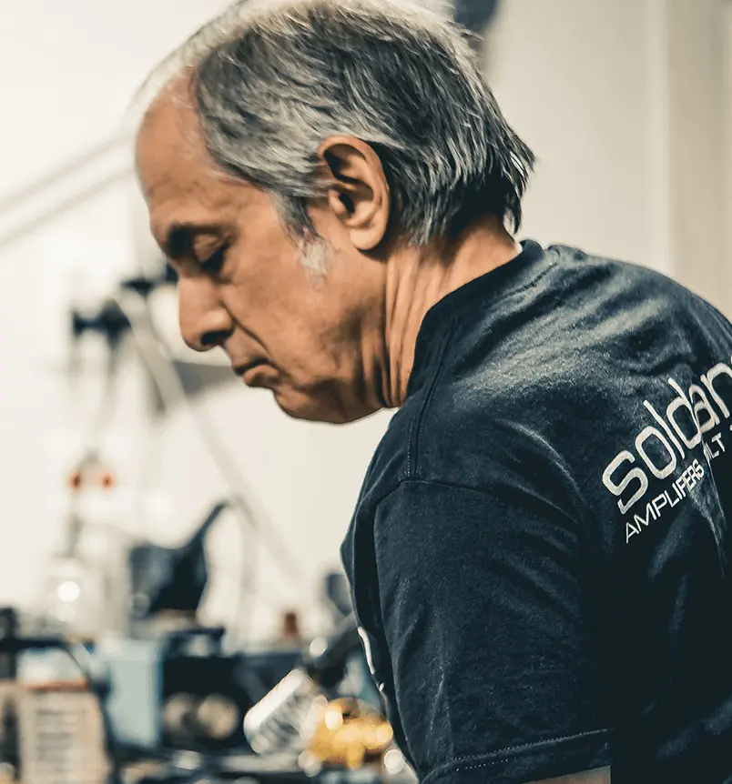 Mike Soldano. Foto: Synergy Amps, rubrika Meet the Makers