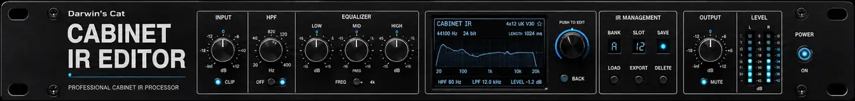 Free Guitar Cabinet IR Editor + 21 Free IRs